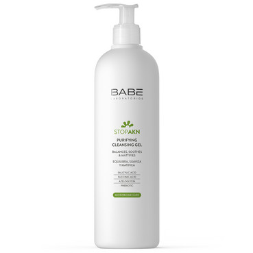 Очищуючий гель для жирної та проблемної шкіри Babe Laboratorios Purifying Cleansing Gel фото