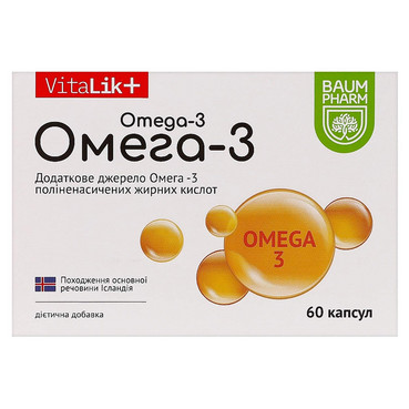 Віталік Омега-3 Baum Pharm Vitalik фото