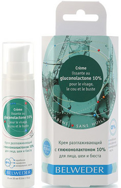 Крем розгладжуючий з глюконолактоном 10% для обличчя, шиї і бюста  фото