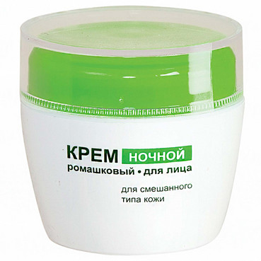 Нічний крем для обличчя для змішаного типу шкіри 