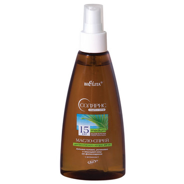 Масло-спрей для безпечної засмаги  фото