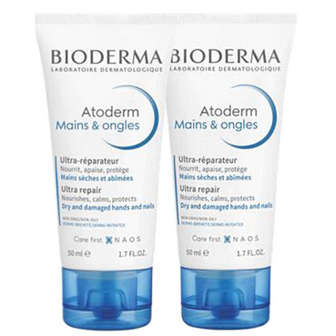 Набор кремов для рук Bioderma Atoderm Hand Cream (deo/2x50ml) фото