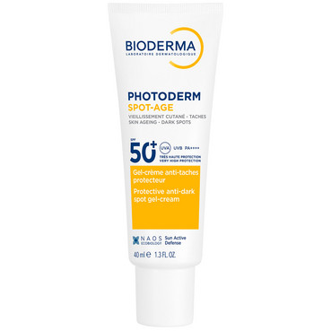 Гель-крем ФОТОДЕРМ SPOT-AGE SPF50+ солнцезащитный с усиленной антиоксидантной защитой Bioderma Photoderm SPOT-AGE SPF50+ фото