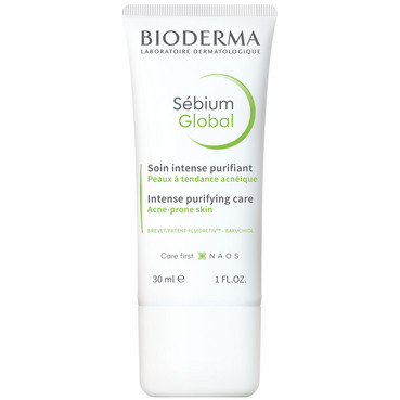 Засіб СЕБІУМ Глобал оздоровчий для обличчя Bioderma Sebium Global Intensive Purifying Care фото