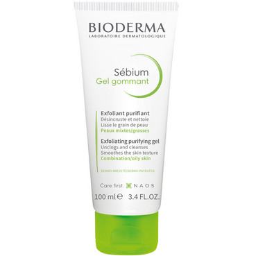 Гель СЕБІУМ Гомаж відлущуючий для обличчя Bioderma Sebium Gommant Exfoliating Purifying Gel фото