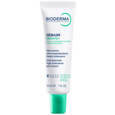 Крем-гель СЕБИУМ от прыщей Bioderma Sebium Kerato+ Anti-Blemish Gel-Cream фото