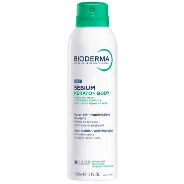 Спрей СЕБІУМ КЕРАТО+  заспокійливий проти недоліків Bioderma Sebium Kerato+ Body Spray фото
