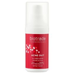 Активний крем проти вугрового висипу Biotrade Acne Out Active Cream фото