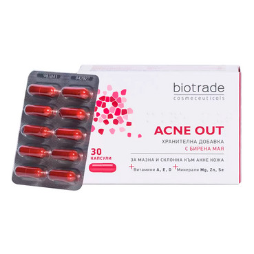 витаминно-минеральный комплекс для жирной и склонной к акне кожи biotrade acne out buds фото