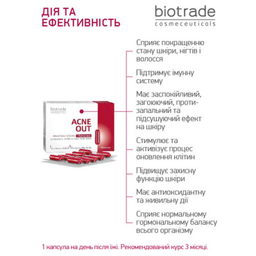 витаминно-минеральный комплекс для жирной и склонной к акне кожи biotrade acne out buds фото