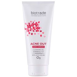 Гель кисневий для вмивання проти вугрового висипу Biotrade Acne Out Oxy Wash Cleansing Gel фото