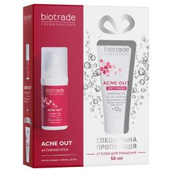 Набір для обличчя Biotrade Acne Out Set (crm/30ml + gel/50ml) фото