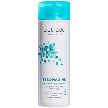 Шампунь проти випадіння волосся Biotrade Sebomax HR Anti-Hair Loss Shampoo фото