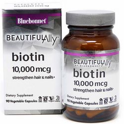 Биотин, 10 000 мкг Bluebonnet Nutrition фото