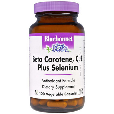 Бета-Каротин, C, Е+Селен Bluebonnet Nutrition Beta Carotene, C, E Plus Selenium фото