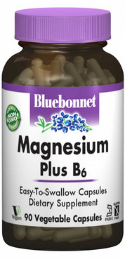 Магній + Вітамін В6 Bluebonnet Nutrition Magnesium Plus B6 фото