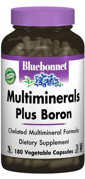 Мультімінерали + Бор з залізом Bluebonnet Nutrition Multiminerals Plus Boron фото