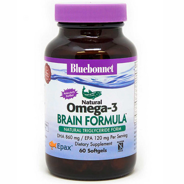Омега-3 формула для мозку Bluebonnet Nutrition  Omega-3 Brain Formula фото