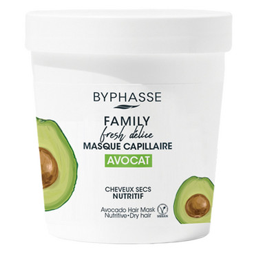 Маска для сухого волосся з авокадо Byphasse Family Fresh Delice Mask Avocado Dry Hair фото