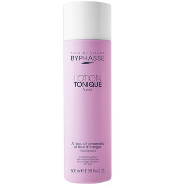 Лосьйон для жирної шкіри з гамамелісом та квітами апельсину Byphasse Purity Toning Lotion With Hazel Water And Orange Blossom фото