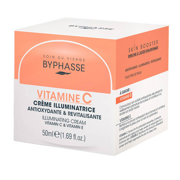 осветляющий крем для лица с витаминами с и е byphasse vitamin c illuminating cream фото