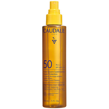 Сонцезахисна олія-сяяння з високим захистом SPF 50 Caudalie High Protection Glow Oil SPF50 фото