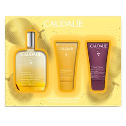 Набір Soleil Des Vignes з лосьйоном для тіла Caudalie Soleil Des Vignes Set (oil/elixir/50ml + gel/30ml + body/lotion/30ml) фото