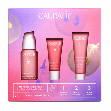 Набір Vinosource-Hydra Caudalie SOS Hydration Vinosource-Hydra Set (serum/30ml + mask/15ml + crm/15ml) фото