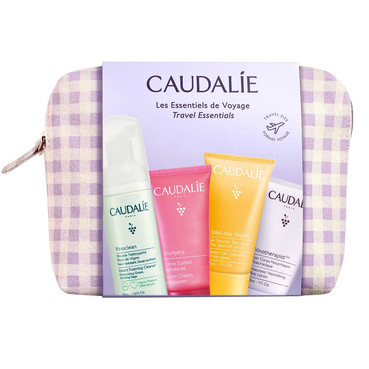 Набір літній для обличчя та тіла Caudalie Summer Set Vinosource-Hydra (mousse/50ml + crm/sorbet/15ml + sh/gel/30ml + b/lot/30ml) фото