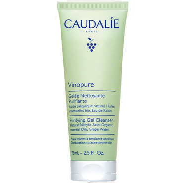 Очищувальне желе для вмивання проти недоліків Caudalie Vinopure Purifyng Gel Cleanser фото