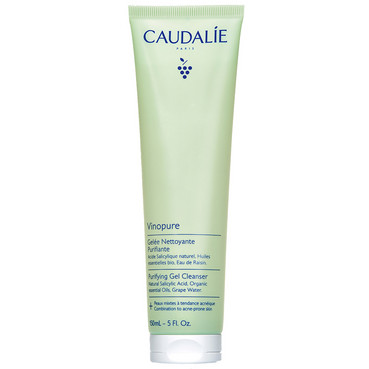 Очищувальне желе для вмивання проти недоліків Caudalie Vinopure Purifyng Gel Cleanser фото