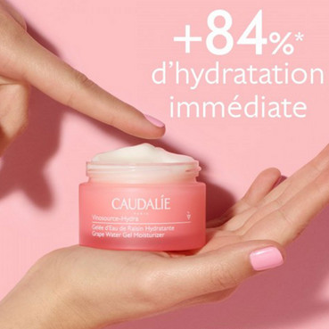 зволожуючий гель для обличчя з виноградною водою caudalie vinosource-hydra grape water gel moisturizer фото