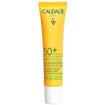 Легкий сонцезахисний крем з високим захистом SPF 50+ Caudalie Vinosun Protect Very High Protection Lightweight Cream SPF50+ фото