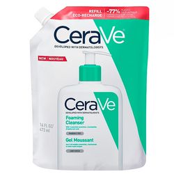 Интенсивно очищающий гель для нормальной и жирной кожи лица и тела CeraVe Foaming Cleanser фото