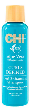 Шампунь для кучерявого волосся c Алое Вера CHI Aloe Vera Curl Enhancing Shampoo фото