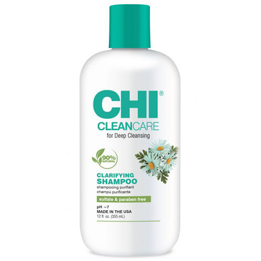 Безсульфатний глибокоочищувальний шампунь для волосся Chi Clean Care Clarifying Shampoo фото