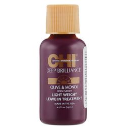 Незмивна сироватка-шовк для волосся CHI Deep Brilliance Shine Serum Light Weight Leave-In Treatment фото
