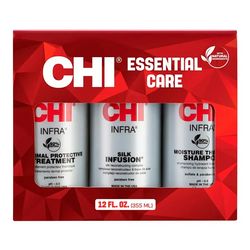 Набор для волос &bq;Трио&bq; CHI Infra Essential Care (shm/355ml + mask/355ml + silk/complex/355ml) фото