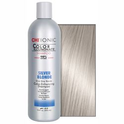 Відтіночний шампунь &bq;Сріблястий блонд&bq; CHI Ionic Color Illuminate Shampoo Silver Blonde фото