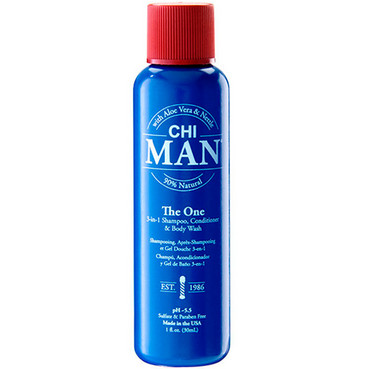 Шампунь, кондиціонер і гель для душу CHI Man The One 3-in-1 Shampoo, Conditioner & Body Wash фото