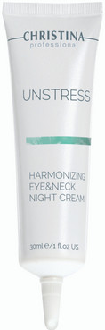 Нічний крем для шкіри навколо очей і шиї Christina Unstress Harmonizing Night Cream for Eye and Neck фото