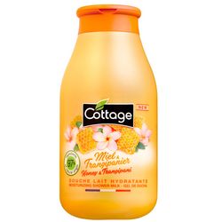 Зволожуюче молочко для душа &bq;Мед + Франжипані&bq; Cottage Honey Frangipani Moisturizing Shower Milk фото