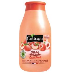 Увлажняющее молочко для душа &bq;Белый персик&bq; Cottage White Peach Moisturizing Shower Milk фото