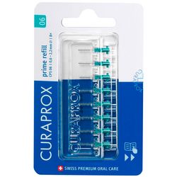 Набір міжзубних йоршиків без тримача, бірюзовий Curaprox CPS Prime Refill Pack (CPS 06*8) фото
