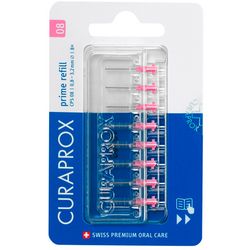 Набор межзубных ершиков без держателя, розовый Curaprox CPS Prime Refill Pack (CPS 08*8) фото