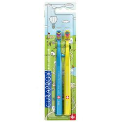 Набір дитячих зубних щіток &bq;Kids Ultra Soft DUO Special Edition 2025&bq; Curaprox CS 5460 Kids Ultra Soft DUO Special Edition 2025 фото