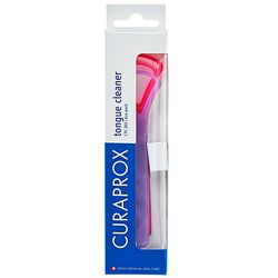 Набор скребков для языка CTC 203, розовый, фиолетовый Curaprox Tongue Cleaner фото