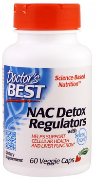 Антиоксидант Doctor's Best NAC Detox Regulators with Seleno Excell фото