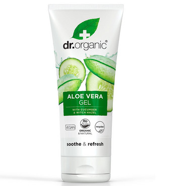 Гель з алое вера та екстрактом огірка Dr.Organic Aloe Vera Gel with Cucumber фото