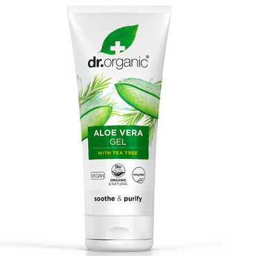 Гель з алое вера та екстрактом чайного дерева Dr.Organic Aloe Vera Gel with Tea Tree фото